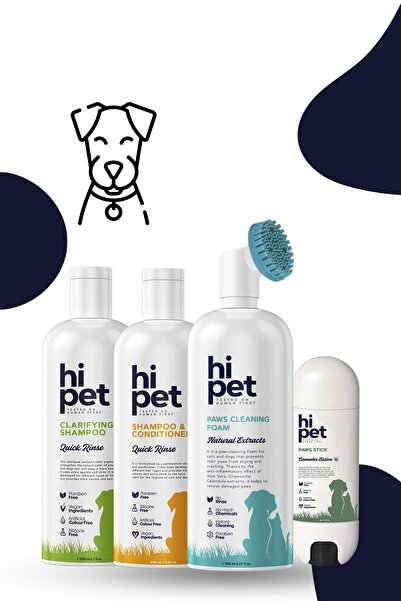 HiPet Köpek Derinlemesine Temizlik Ve Bakım Seti