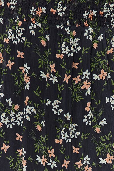 Trendyol Curve Multicolored Patterned Woven Skirt TBBSS23AZ00029