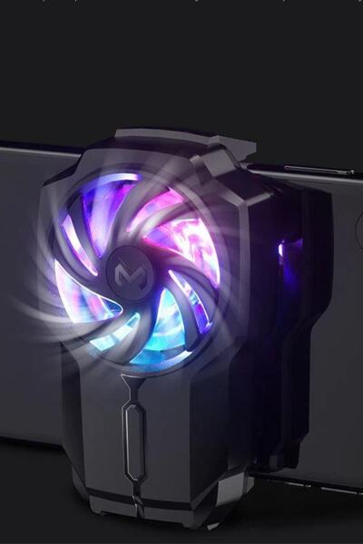 Kamardey Kablosuz Şarjlı Telefon Sessiz Soğutma Fanı Radyatör Soğutucu Ios Android Pubg Gaming FL05