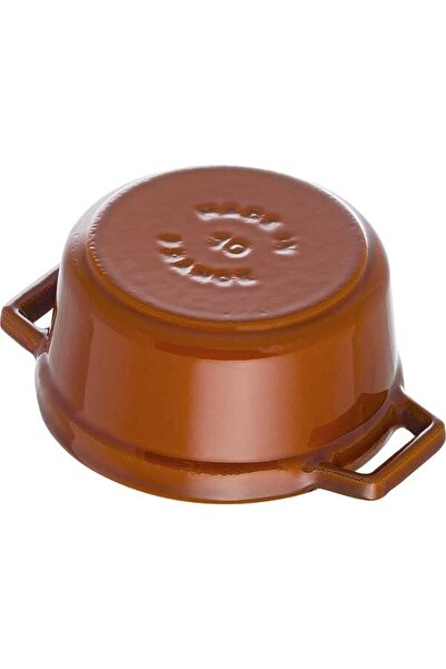 STAUB Staub Cast Iron Saucepan Round Cinnamon 28 Cm