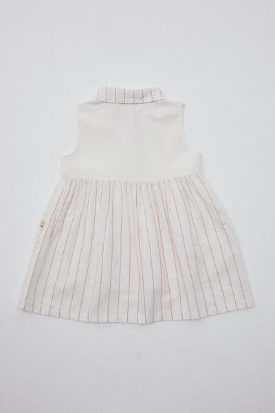 Elefantejr Striped Linen Dress