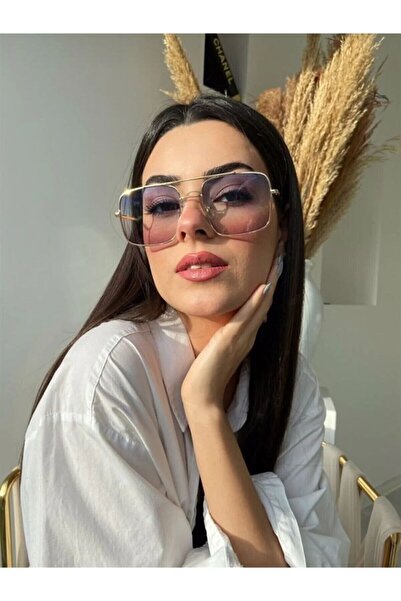 LOOKUP NEW Unisex Women Men Uv400 Protected Blue Pink Gold Rectangular Square...