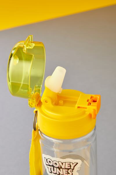 ALİNA HOME قارورة صحية من البولي كربونات 500 مل، قارورة مع مصاصة 500 مل تويتي