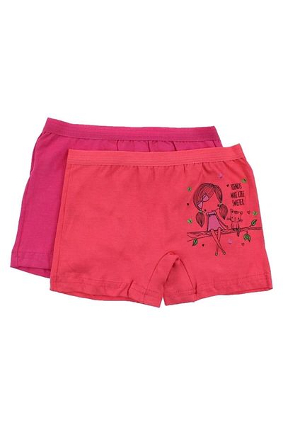 ÇamaşırcımShop 3069 2 Pack Lycra Girl's Boxers