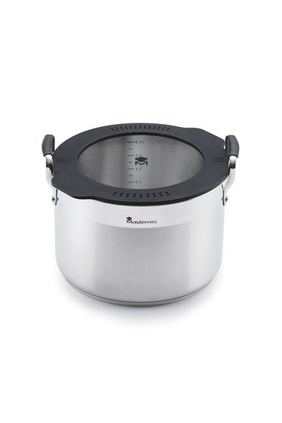 MasterPro Stainless Steel Pot|24 cm| Smart series| 3779
