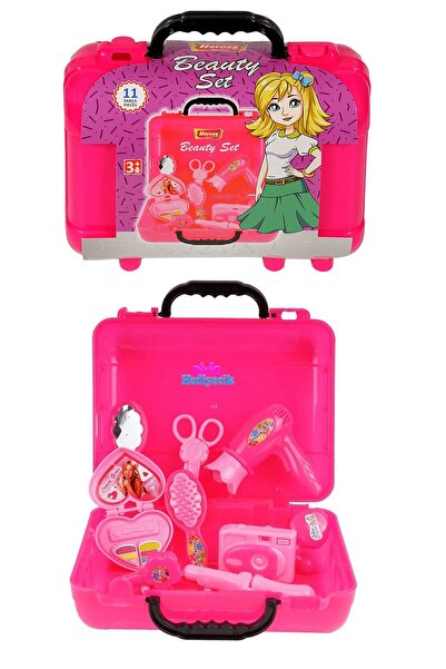 hediyecik 11 Piece Hairdresser Beauty Set with Toy Bag