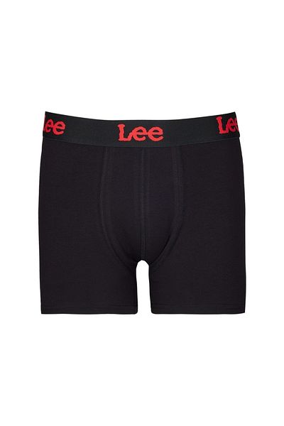 Lee Schwarze Einzel-Boxershorts mit normaler Passform und normaler Passform