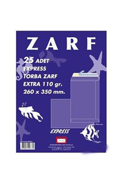 TORBA ZARF 260X350 110GR 1.HAMUR 25LI