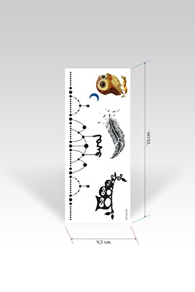 Artikel Halhal Geçici Tattoo -7, Bilek Tattoo, Ayak Tattoo, Geçici Dövme