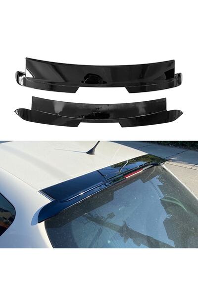 HYM TUNİNG Seat Ibiza Spoyler 2008 2017  Uyumlu Piano Black Abs Plastik, Itha...
