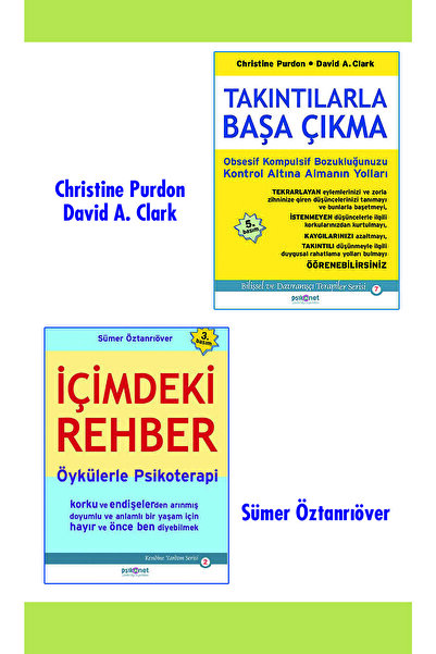 Psikonet Yayınları TAKINTILARLA BAŞA ÇIKMA-İÇİMDEKİ REHBER-2'Lİ SET