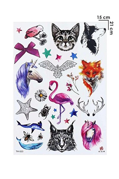Barly Geçici Karışık Dövme Tattoo
