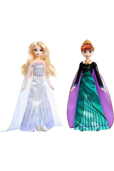 mattel Disney Frozen Disney Karlar Ükesi Prensesleri Anna Ve Elsa - 2'li Paket