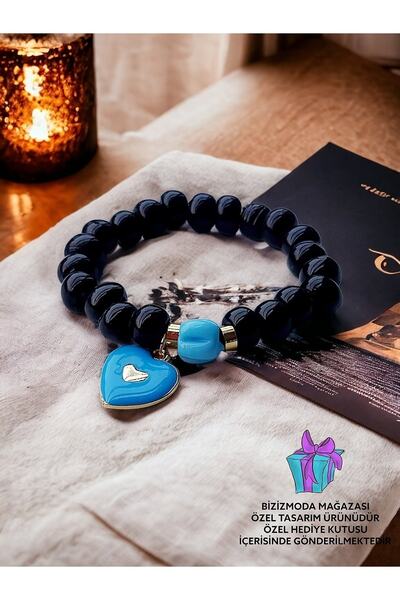 bizizmoda Cam Bodrum Boncuk Charm Nazar Boncuk Bileklik Nazar Boncuklu Bileklik