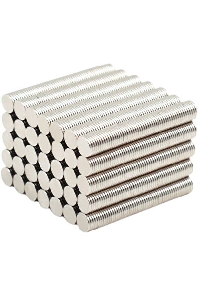Hdg 20 adet Yuvarlak Neodyum Mıknatıs Magnet - D 8x1 mm - buzdolabı magneti mıknatısı