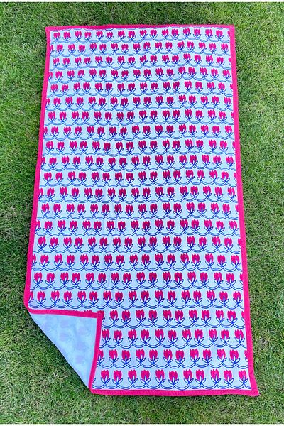 Lucy and Home Σειρά Seaside 100% Cotton Printed Peshtemal, Πετσέτα θαλάσσης 90x170cm