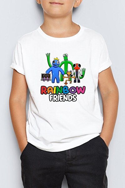 Morinna Rainbow Friends Roblox Printed Unisex Kids T-Shirt T-Shirt Mr-04