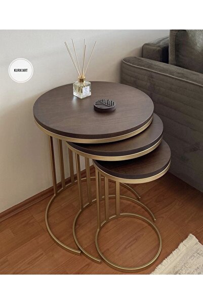 KuraArt 3’lü Zigon Sehpa Urban