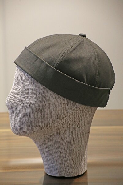 Özgöksu Şapka Pălărie Docker din bumbac Pălărie scurtă Pălărie fără boruri cu spate reglabil