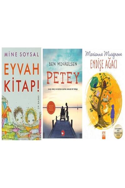 Beyaz Balina Yayınları Eyvah Kitap + Petey + Endişe Ağacı 3 Kitap