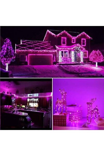 Leddünyası Peri Led 5 Metre Pembe 3 Pilli (3 ANİMASYON) Dekoratif Aydınlatma