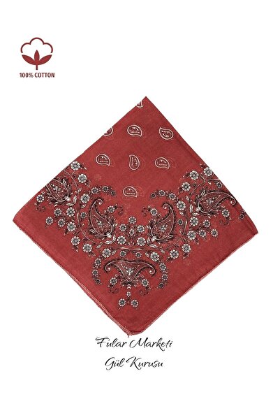 Fular Marketi Adăugați 4 plătiți 3 în promoția coșului 100% bumbac Crush Pattern Dusty Rose