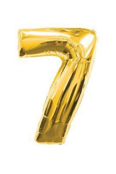 aşkın concept Gold 7 Rakam Balon 16 Inç Doğum Günü Parti Süsü