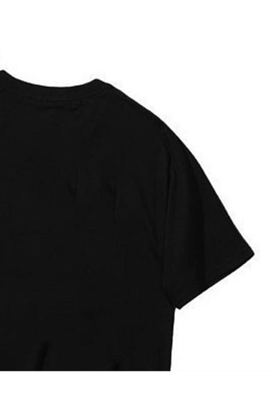 Touz Μπλουζάκι Blunt Anime Girl & Cat Black Unisex Oversize