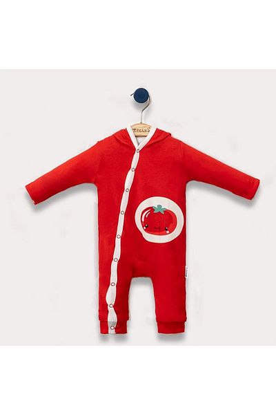 Bebelove Baby Girl/Boy Cute Vegetables Double Sided Hooded Jumpsuit