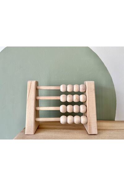 DORU Natural Healthy Wooden Toy Montessori Abacus Analytical Intelligence Mat...