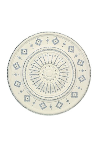 yeditepe osmanlı İSTANBUL DESENLİ STROPİYER TAVAN GÖBEĞİ 60 cm - GÜMÜŞ GRİ Renk