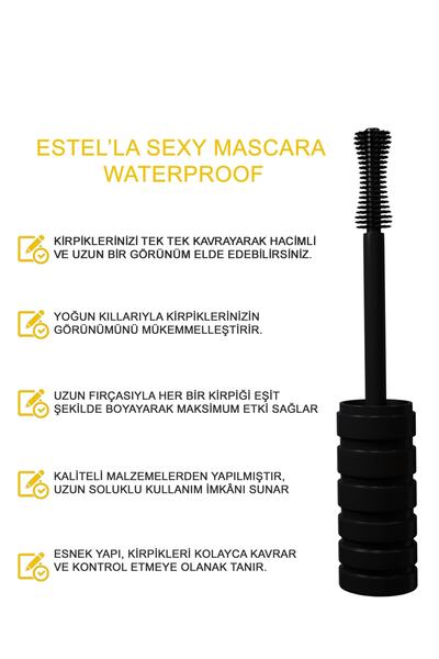 Estella Gözlerinizdeki Güzelliği Ortaya Çıkarın: Estel'la Sexy Maskara ile Uzun Ömürlü Kirpikler!