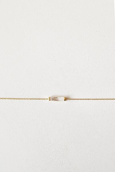 MorMajor Silver Tekli Baget Gümüş Bileklik