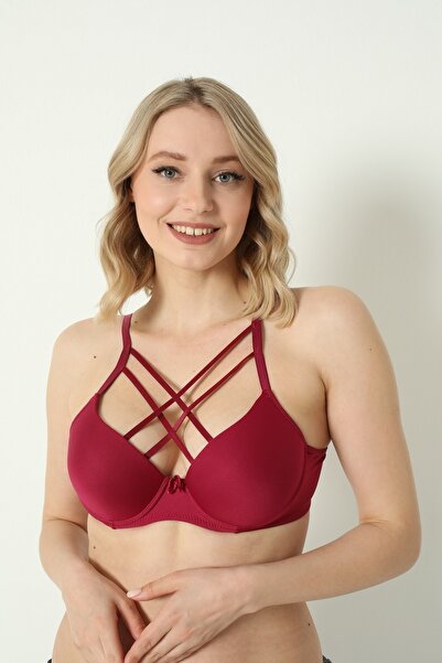 Sevim 15441 PADDED BRA WITH CROSSBANDS
