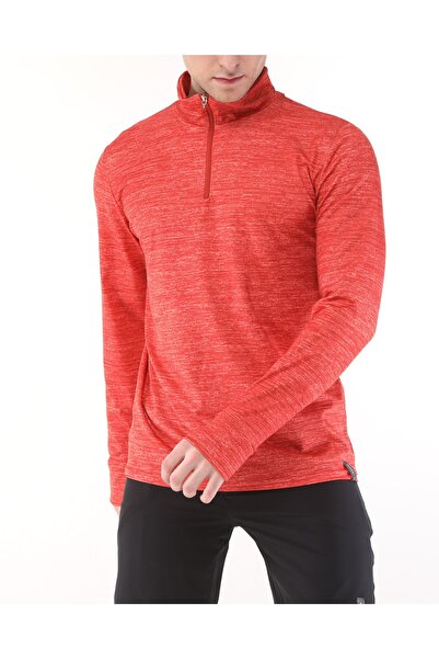 GHASSY CO. Men's Running Moisture Absorbing UV Sun Protection Fence Detailed Long Sleeve Outdoor Tshirt