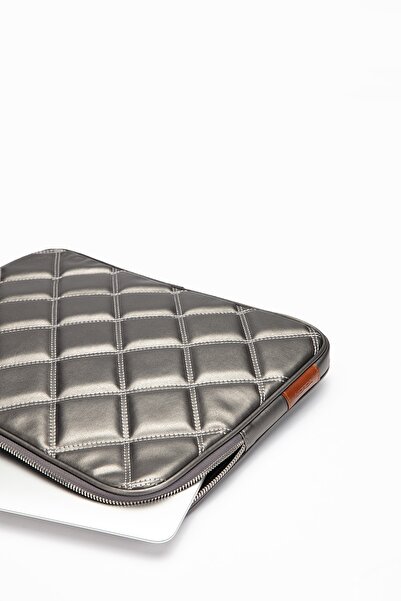 MORCA Quilted Laptop Case 15.6 & 16 Inch Gray