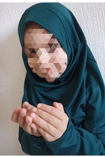 Dua Mini rochie de rugăciune practică dintr-o singură piesă - verde închis
