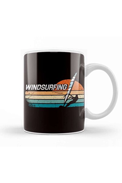 Baskı Dükkanı كوب ريترو لركوب الأمواج والرياضات المائية وندسورفر أوشن ويف سير...