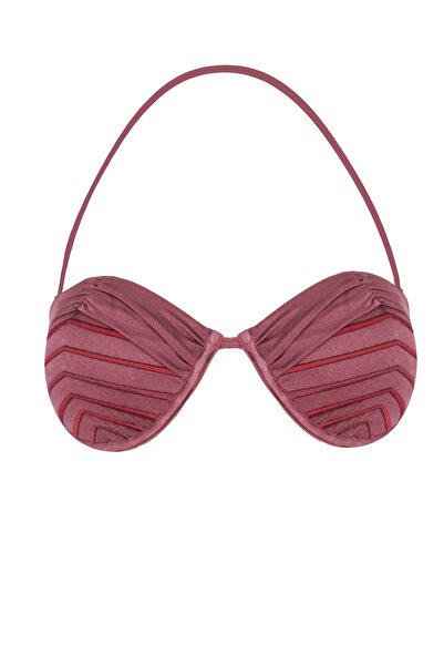 Monument Swimwear Thalassa - Bikini Üstü - Mürdüm