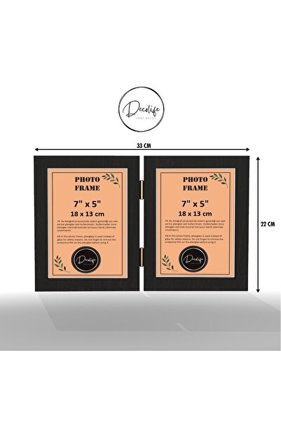 decolife Decolife Hinged Frame, Photo Frame, Memory Frame, Picture Frame, Multiple Frame 13x18