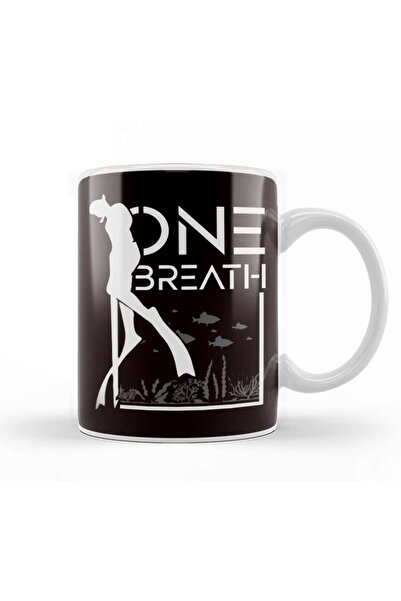 Baskı Dükkanı Snorkeling Scuba Diving Freediving Underwater Diver Ocean Mug C...