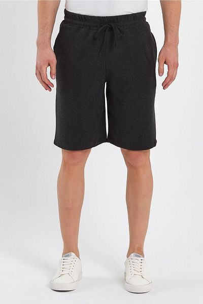 FİHA Men's Ottoman Shorts - Anthracite / Hoşran-7517