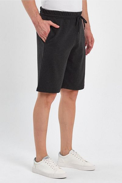 FİHA Men's Ottoman Shorts - Anthracite / Hoşran-7517