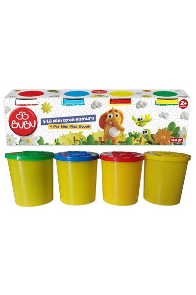 Bubu Mini Play Dough 4 Pack -Oh0004