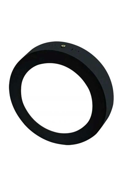 Kendal KDL422B Siyah Kasa Yuvarlak Sıva Üstü Led Panel Armatür 18W Beyaz