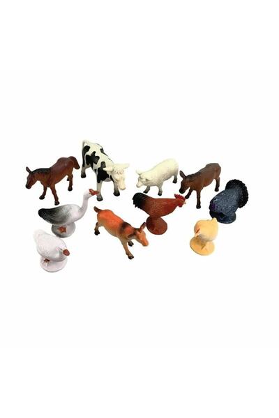 Vardem Kutulu 10 Parça Çiftlik Hayvanları Seti