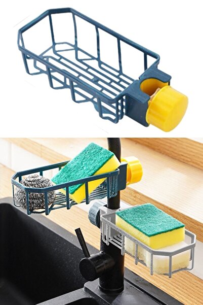 Buffer ® Faucet Edge Plastic Sponge Holder Soap Holder Kitchen Organizer Sponge Soap Kitchen Cloth Organiz