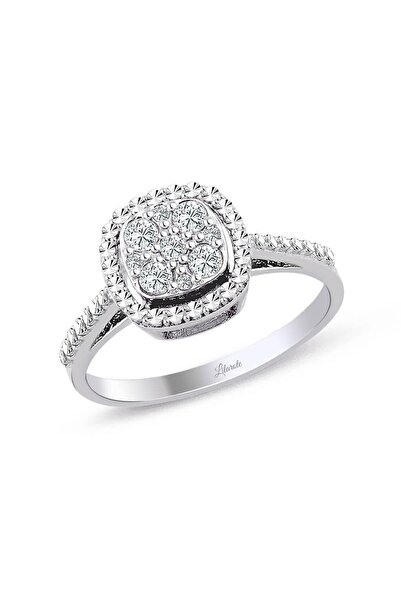 0.19 Ct Modern Tasarım Coronet Yüzük