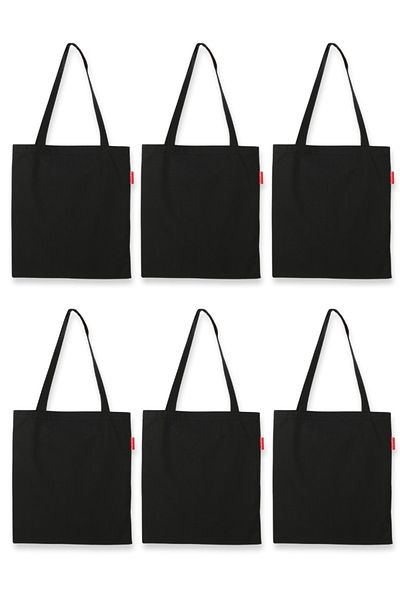 Serkan Çanta Bez Çanta Atölyesi 6 Black Cloth Bags