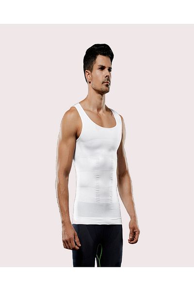 MİSTİRİK Torenova Model Belly Area Effective Firming Corset Undershirt White Color